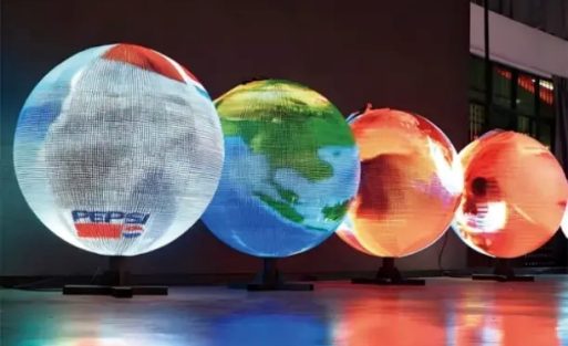 front maintenance LED globe scenario