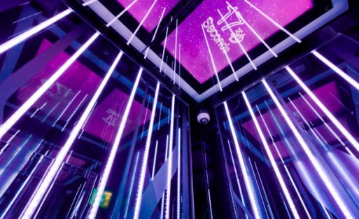 hanging sky LED display screen